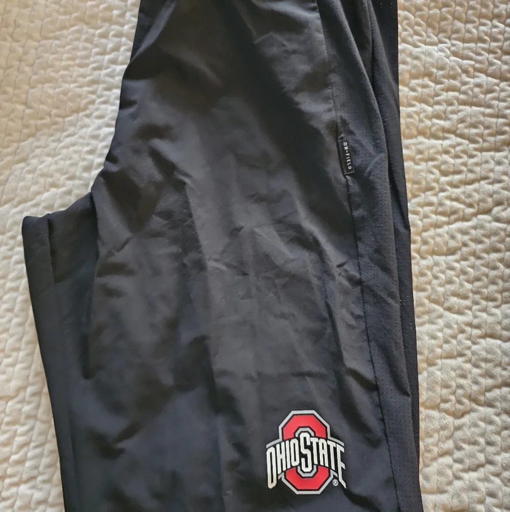 The Ohio State Nike Dri Fit Black Track‎ Pants Size Medium